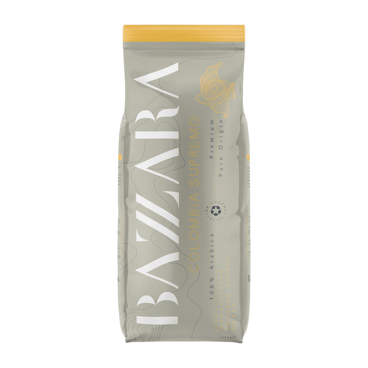 Bazzara Colombia Supremo Cafea Boabe Proaspete Prajite 1kg