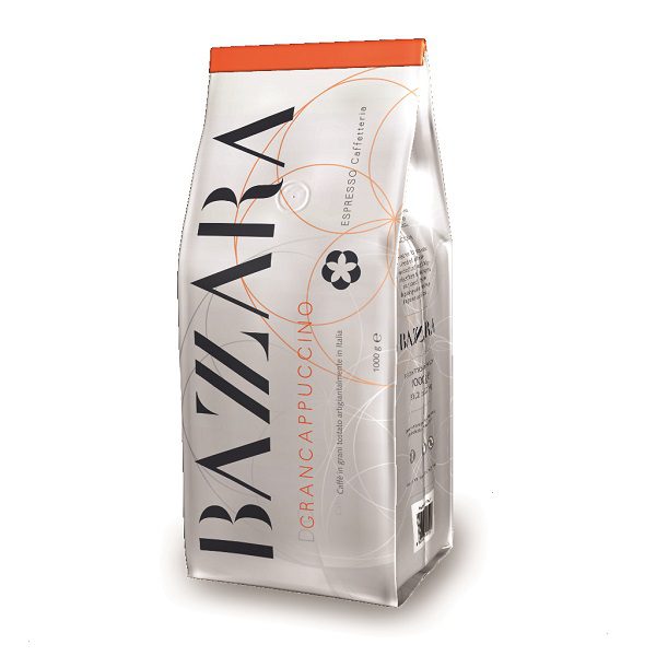 Bazzara GranCappuccino Tostato 1kg cafea boabe Arabica 80% Italia