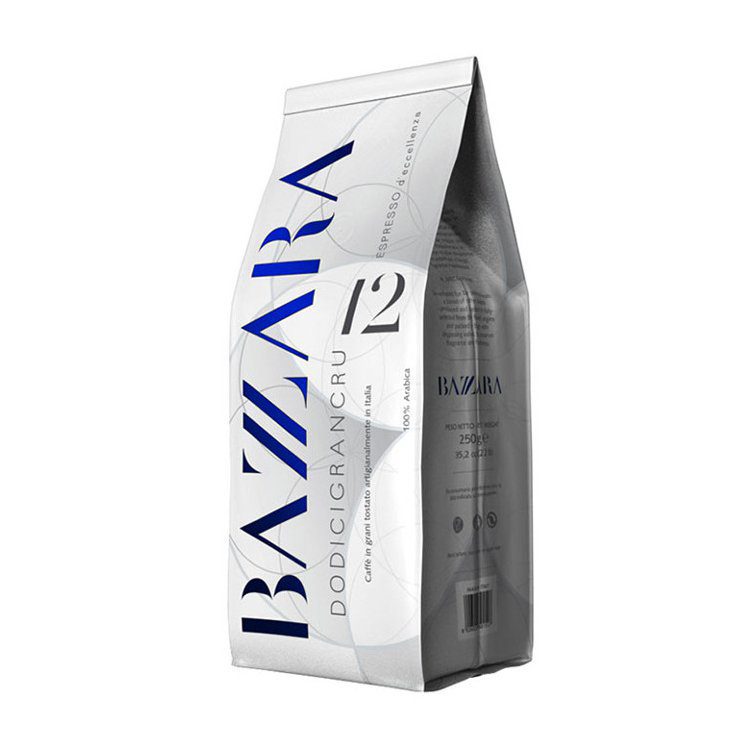 Bazzara Miscela Dodicigrancru 250g Cafea Boabe 12 Arabica Gran Cru