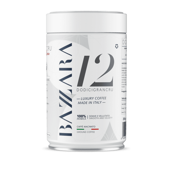 Bazzara Miscela Dodicigrancru Cafea Macinata 250g Cutie Metalica