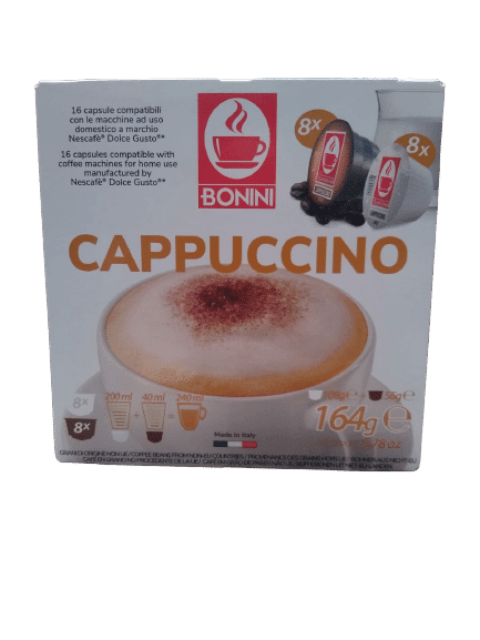 Bonini Cappuccino 16 capsule compatibile Dolce Gusto cremos gust exceptional