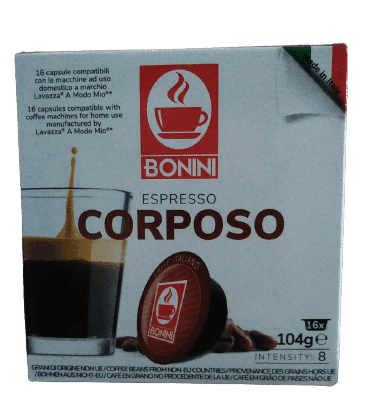 Bonini Corposo capsule cafea compatibile A Modo Mio 16 buc