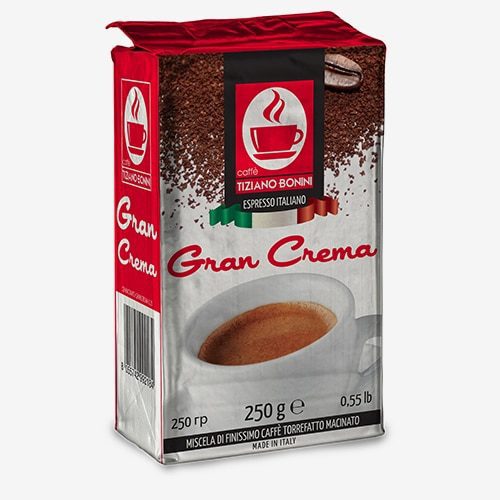 Bonini Gran Crema 250g Cafea Macinata pentru Espresso Cremos