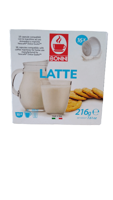 Bonini Latte capsule compatibile Dolce Gusto 16 buc cremos si aromatic