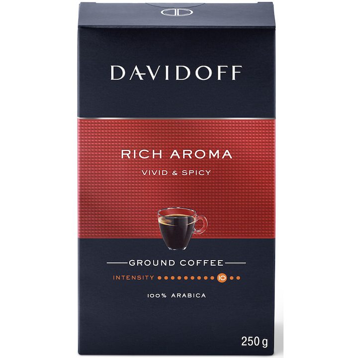 Davidoff Rich Aroma Cafea Macinata Espresso 250g - Prajire Usoara