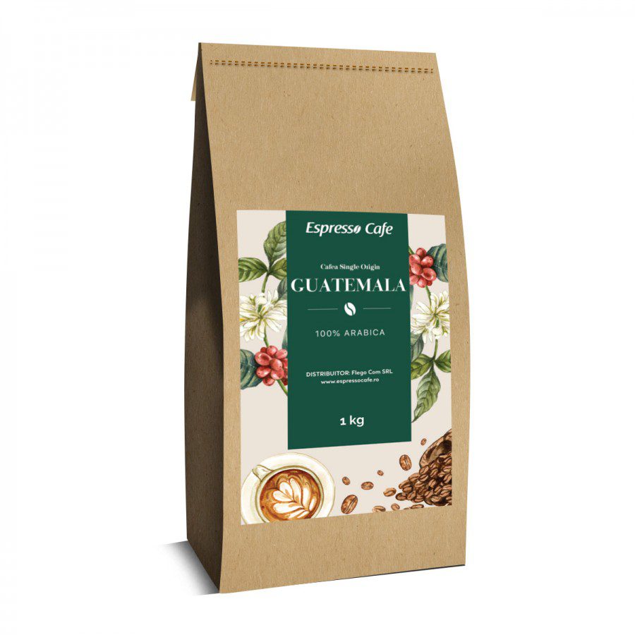 Cafea boabe 100% Arabica Guatemala proces natural note ciocolata 1kg