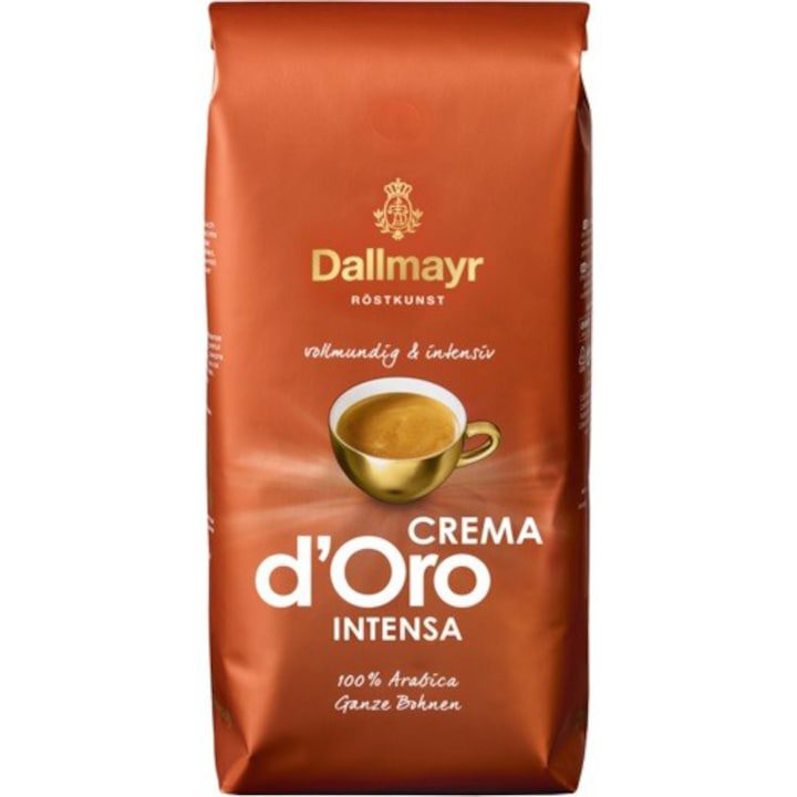 Cafea boabe Dallmayr Crema Doro Intensa Prajire Intensa 1kg Pentru Espressor