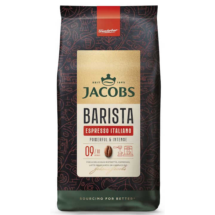 Jacobs Barista Espresso Italiano boabe cu aroma de ciocolata 1 kg