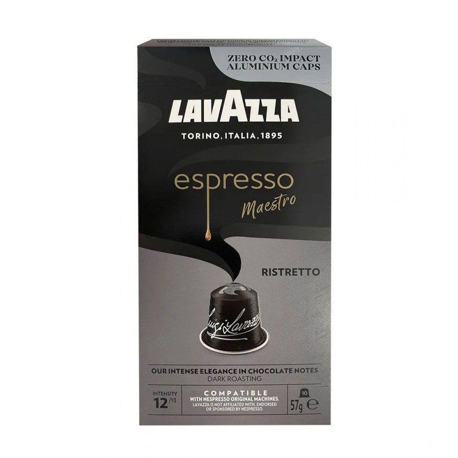 Capsule Lavazza Maestro Ristretto Ciocolata Neagra Compatibile Nespresso