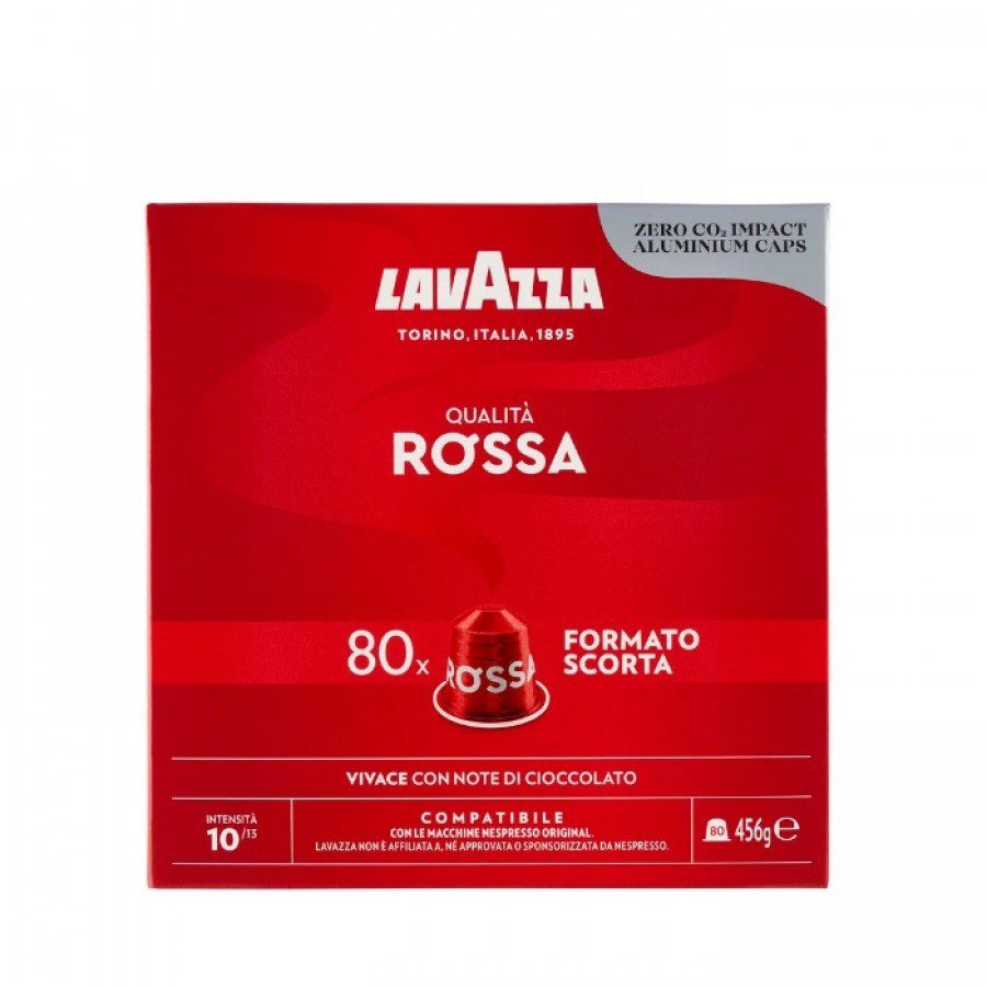 Capsule Lavazza Qualita Rossa Compatibile Nespresso Arabica Robusta Ciocolata Fructe
