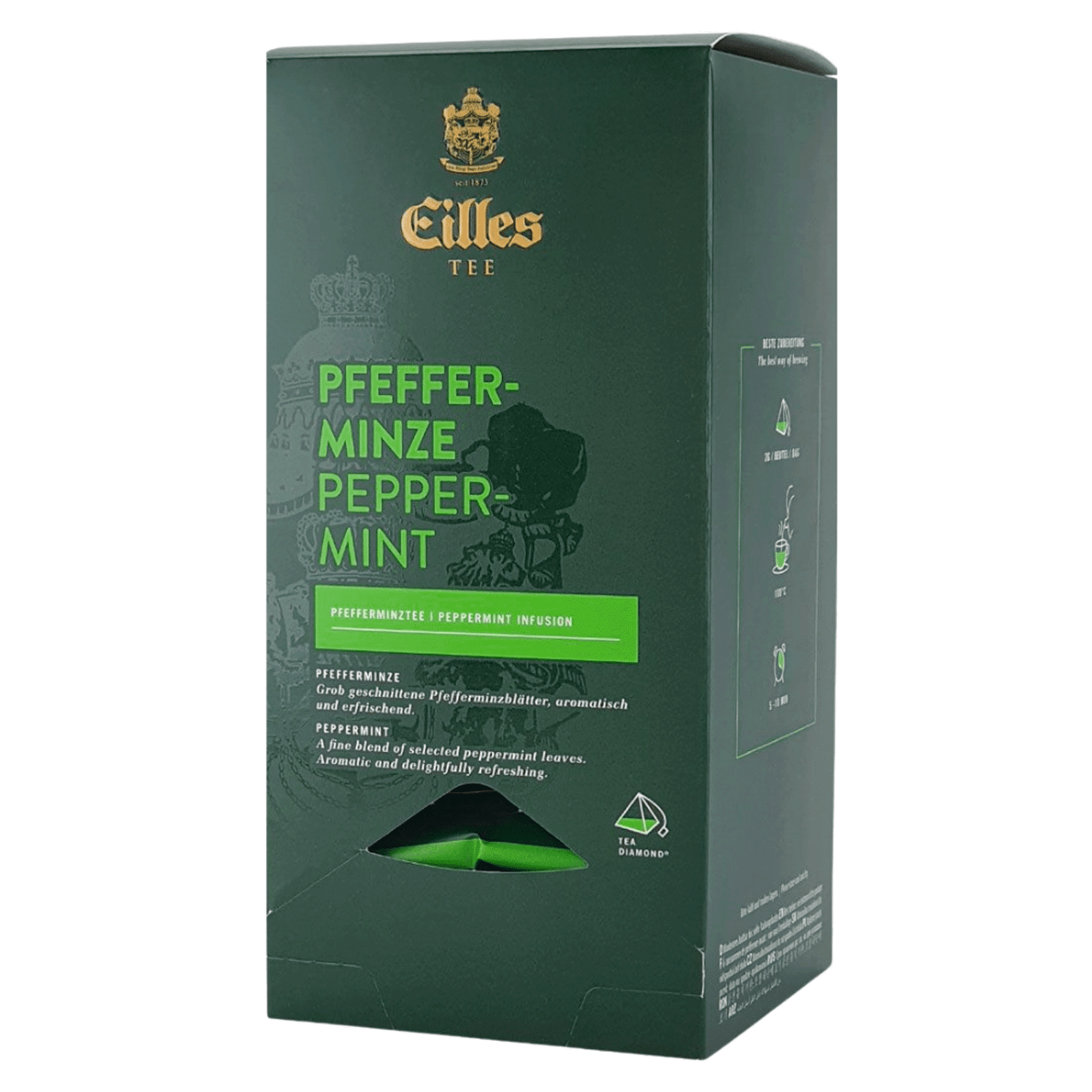 Eilles Ceai Peppermint 25 Plicuri Aroma Intensa Pentru Digestie Usoara