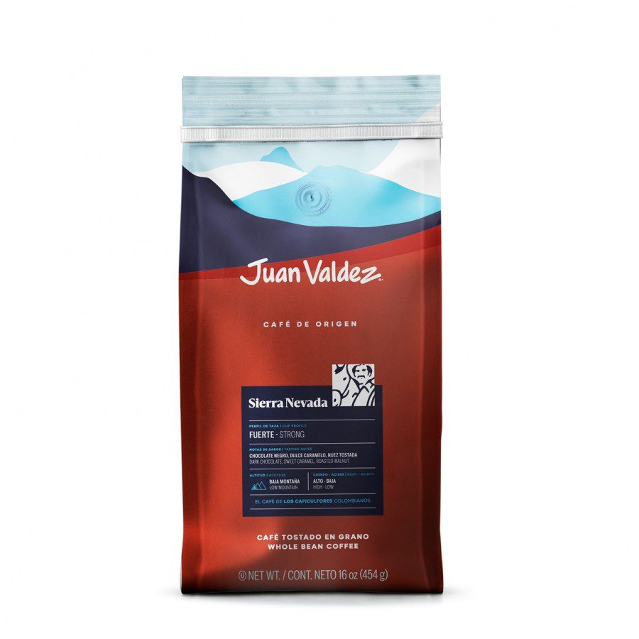 Juan Valdez Cafea Boabe 100% Arabica Sierra Nevada Colombia 454g