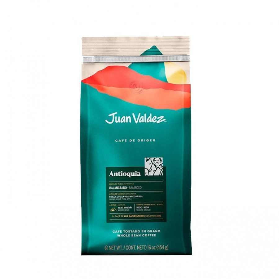 Juan Valdez Cafea Boabe Arabica 100% Columbia Origine Antioquia 454g