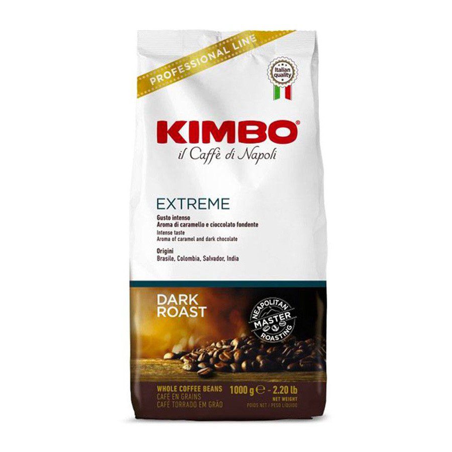Kimbo Extreme cafea boabe 100% Arabica Brazilia Columbia Salvador 1kg