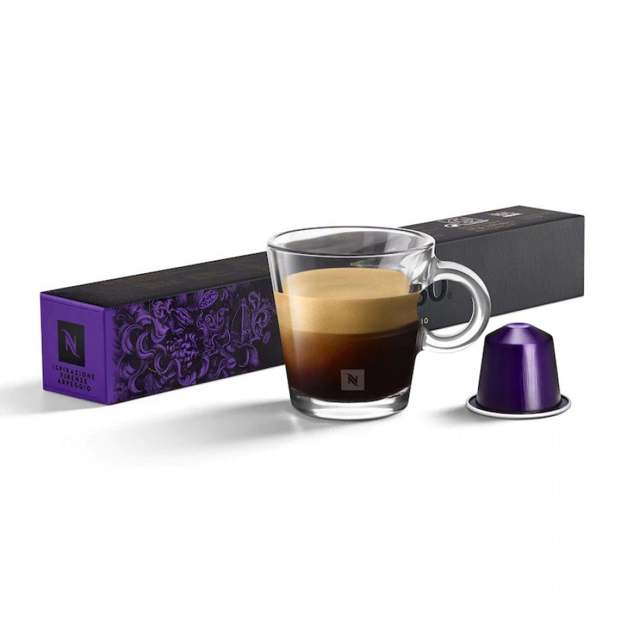 Nespresso Ispirazione Arpeggio 10 Capsule Intensa Crema Aciditate Scazuta