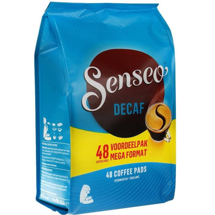 Paduri Cafea Decaf Senseo Espresso 48 Bucati 333g Compatibile Philips