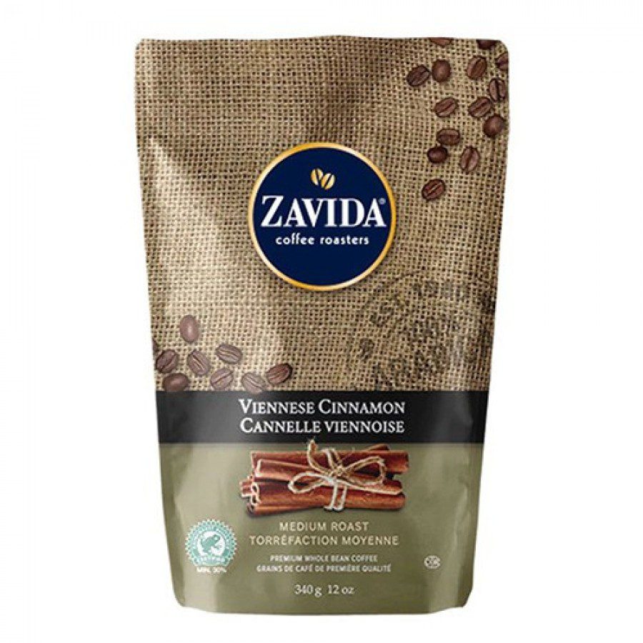 Zavida Cafea Boabe Arabica Aromatizata cu Scortisoara Vieneza 340g