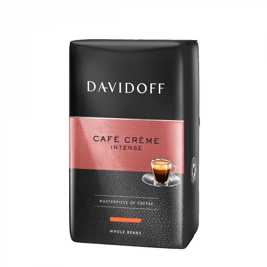 Davidoff Cafe Creme Intense boabe 500g Arabica Robusta note ciocolata