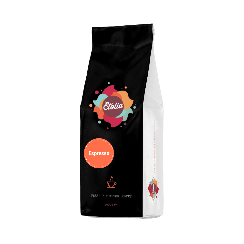 Etolia Espresso Cafea Boabe 1kg Prajita Proaspat 4 Origini
