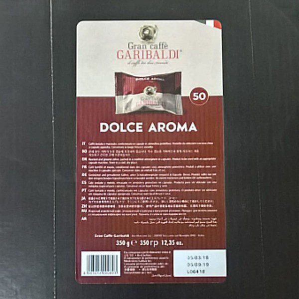 Garibaldi Dolce Aroma 50 capsule compatibile espresso Point pentru cafetiera