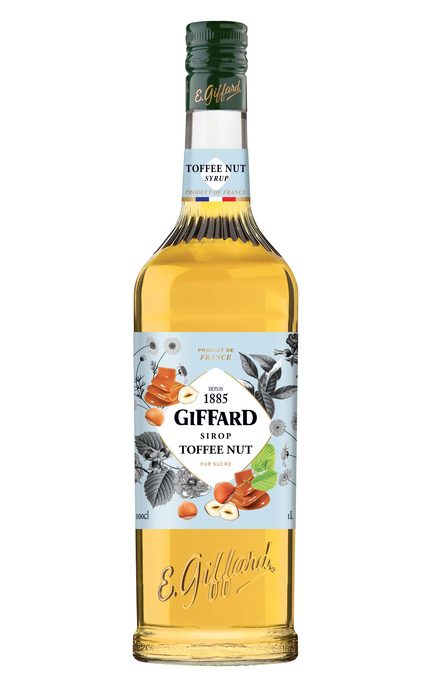 Giffard Sirop Toffee si Alune 1 litru pentru cocktail-uri si bauturi