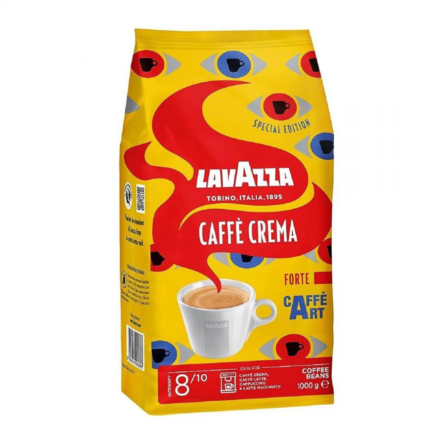 Lavazza Caffe Crema Forte boabe Arabica Robusta prajire medie 1 kg