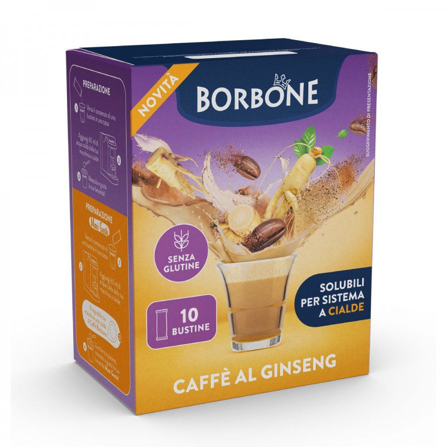 Borbone Espresso Ginseng monodoze Ese 10 bucati cafea tonifianta