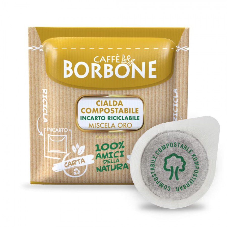 Borbone Miscela Oro monodoze Ese 50 capsule Arabica Robusta crema bogata