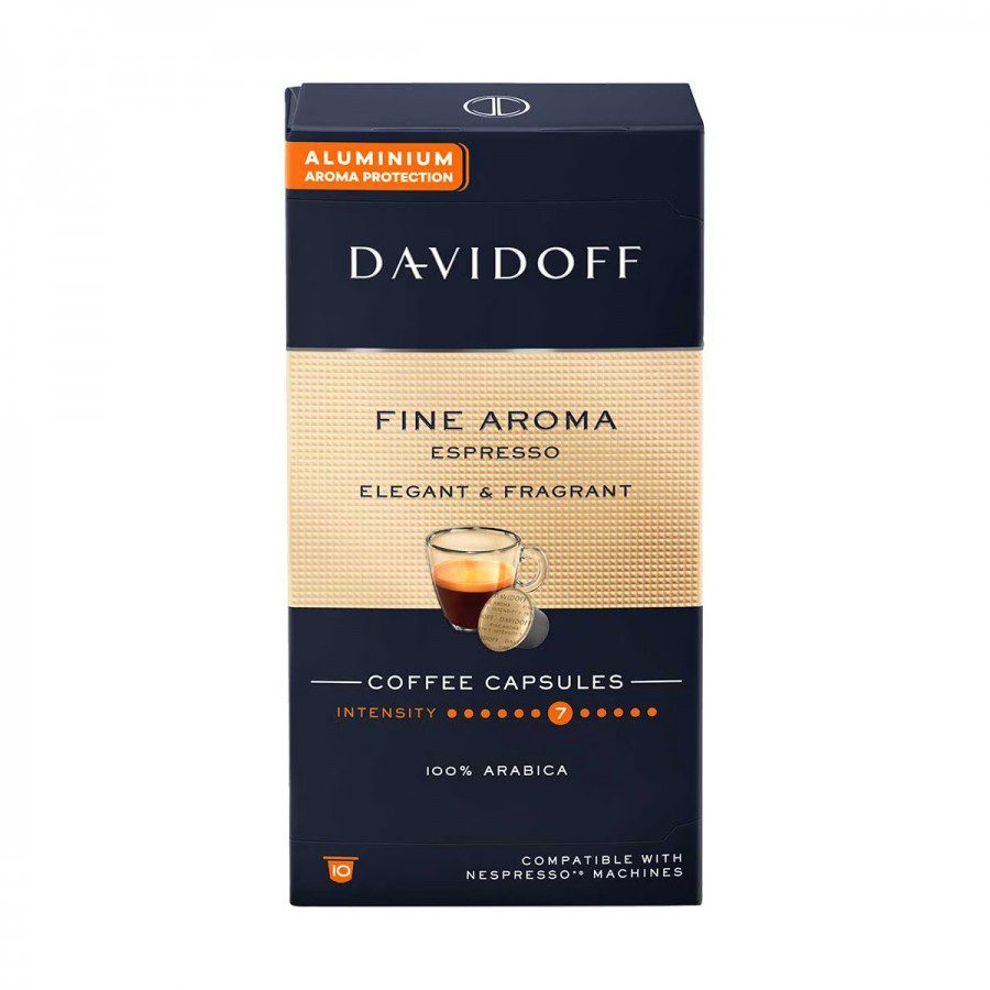 Capsule Cafea Davidoff Fine Aroma Nespresso 10 Bucati 100% Arabica