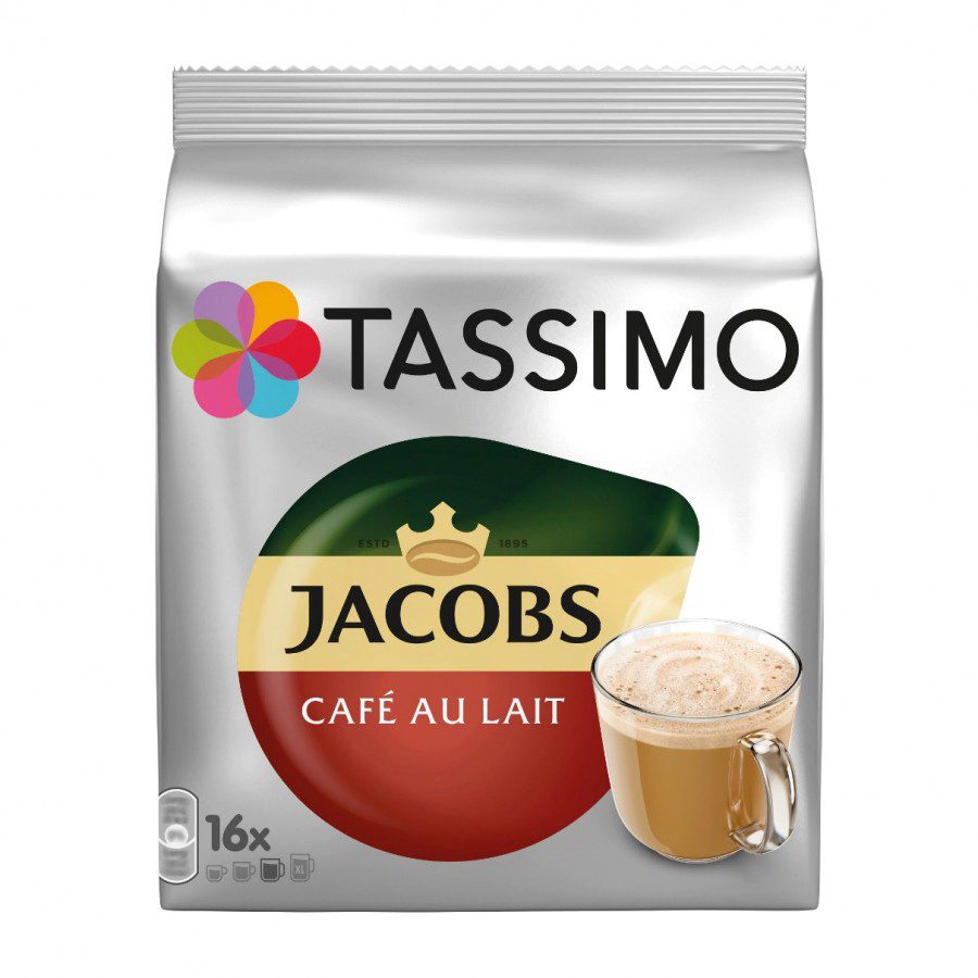 Capsule Jacobs Tassimo Cafe Au Lait 16 Bucati Latte Frantuzesc Intens 3