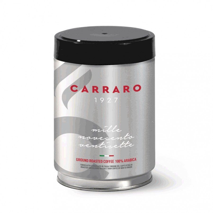 Carraro 1927 Cafea Macinata 250g 100% Arabica Aroma Iasomie si Trandafir