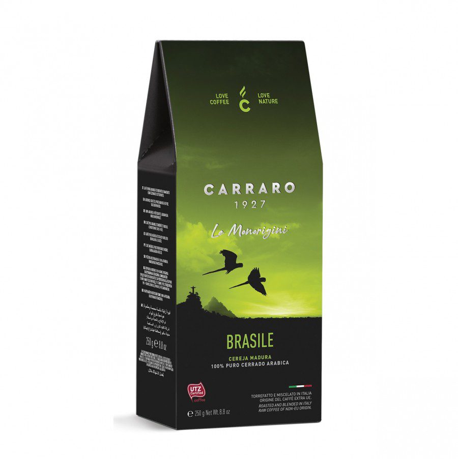 Carraro Brasile Cereja Madura cafea macinata arabica 250g Brazilia