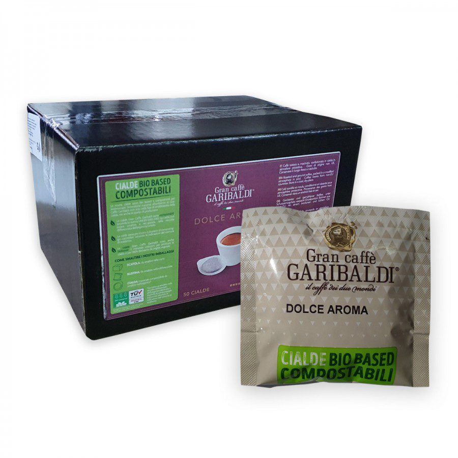 Garibaldi Dolce Aroma monodoze Ese 50 capsule Arabica pentru espresso