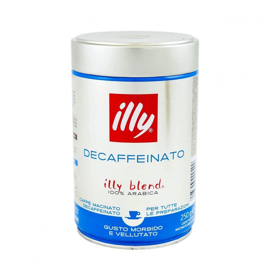Illy Espresso Decafeinizata Cafea Macinata Cutie Metalica 250g