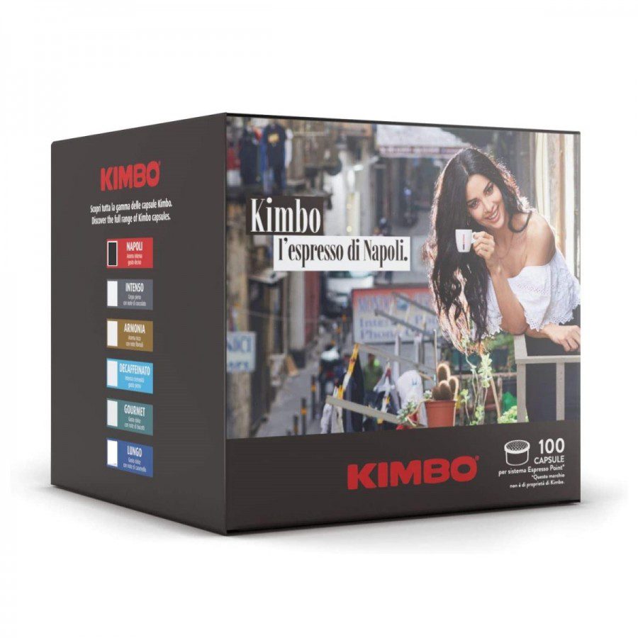 Capsule Cafea Kimbo Napoli Arabica 100 Buc Compatibile Lavazza Point Espresso
