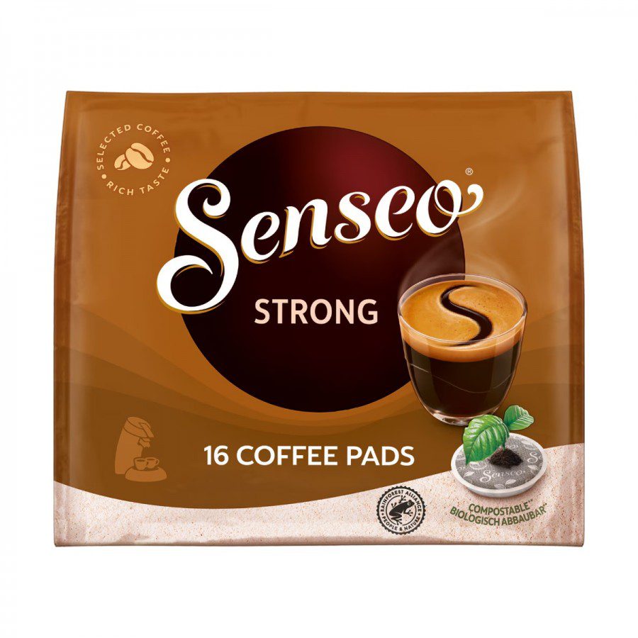 Paduri cafea Senseo Strong Dark Roast 16 bucati aroma intensa