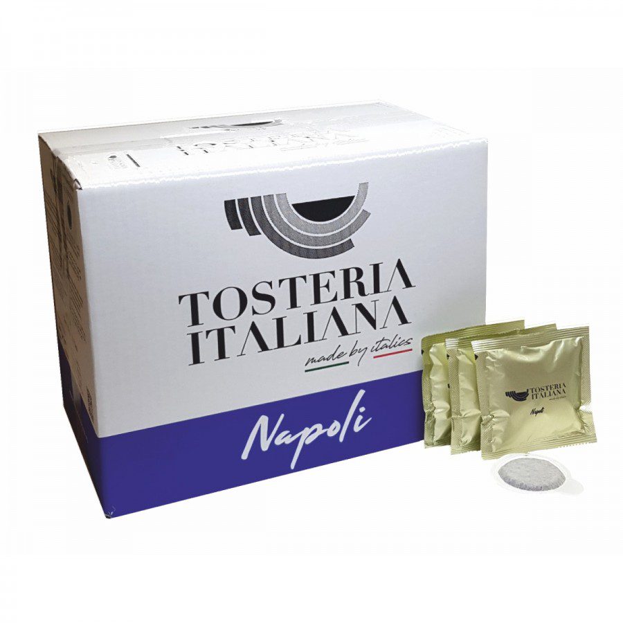Tosteria Italiana Napoli monodoze Ese cafea Robusta Arabica 100 buc