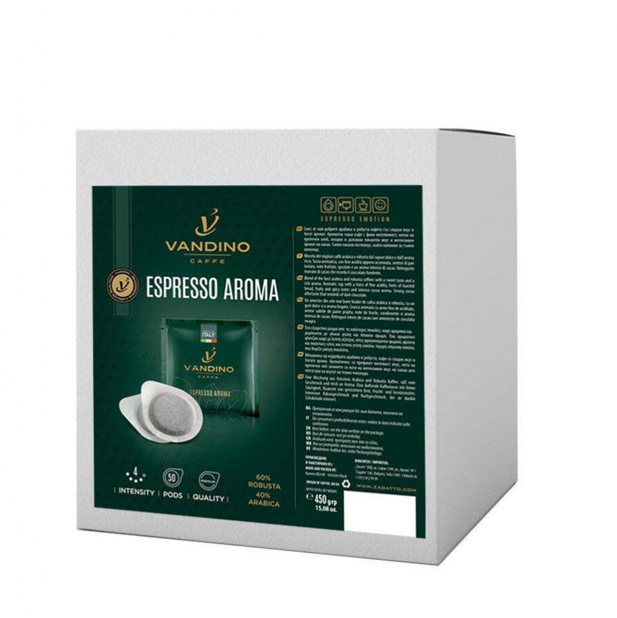Vandino Espresso Aroma Ese 50 monodoze - Blend Robusta Arabica intens