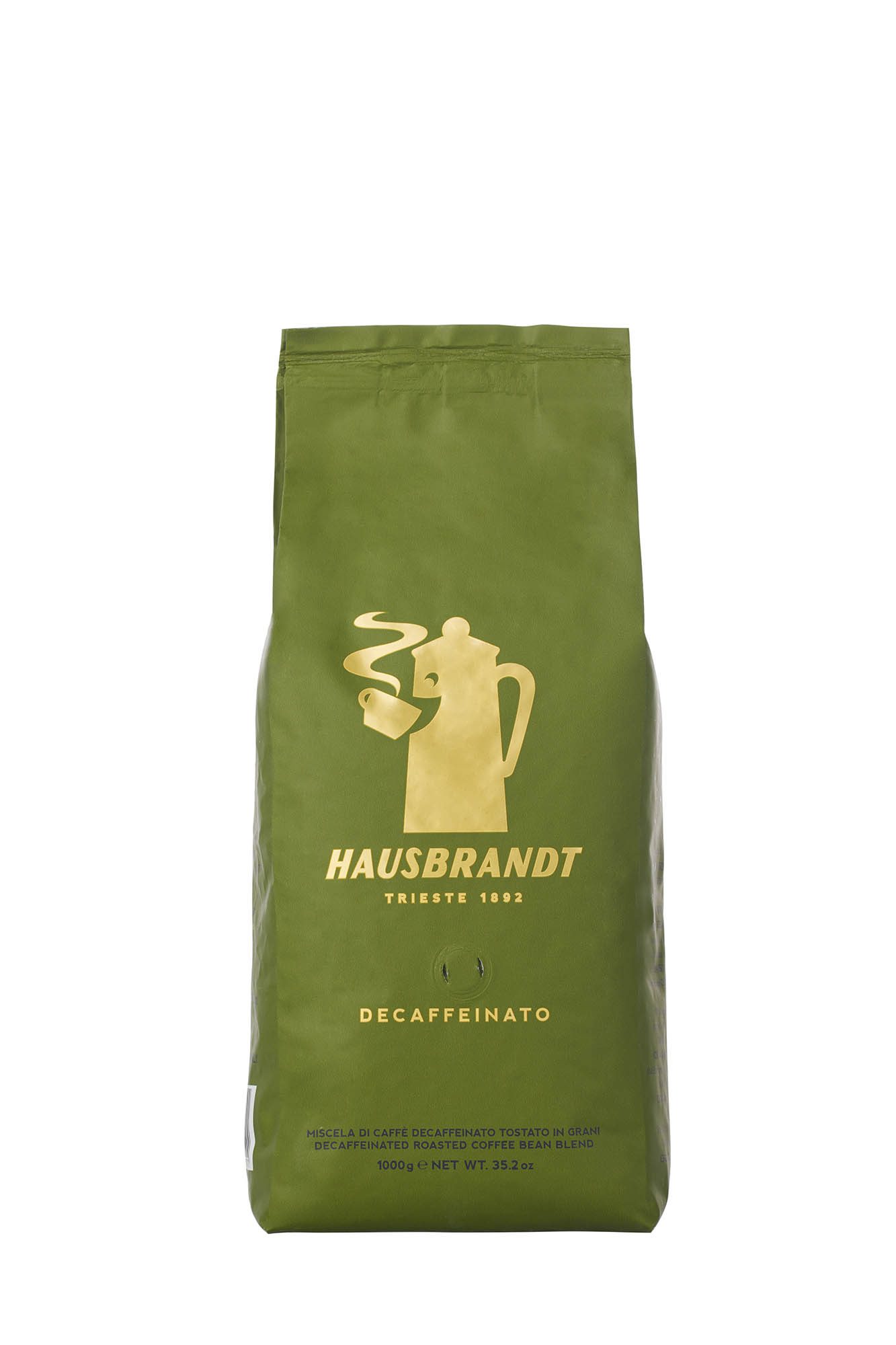 Cafea boabe Hausbrandt Decaffeinato 1kg