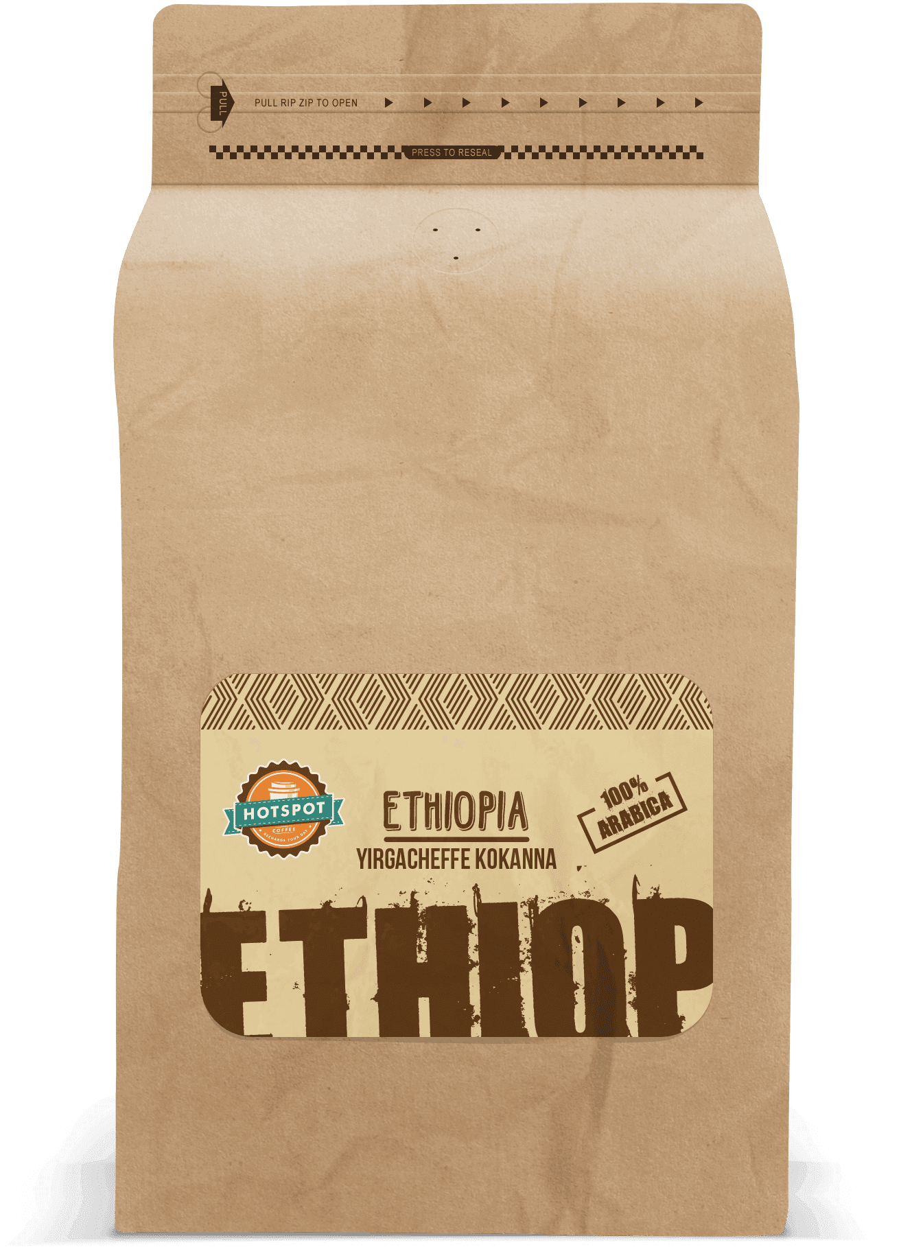 Cafea boabe Hotspot Yirgacheffe Kokanna 1kg arome vin si fructe