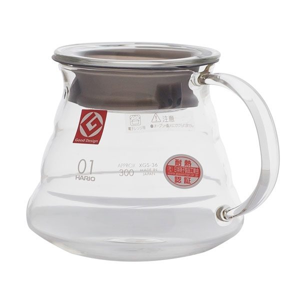 Hario V60 Range Server 01 Carafa Sticla 300ml Pentru Cafea Filtru