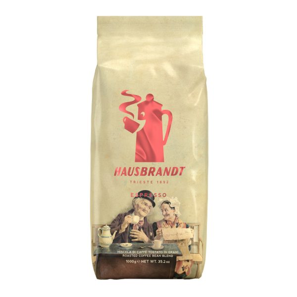 Hausbrandt Espresso Cafea Boabe Proaspata Prajita 1kg