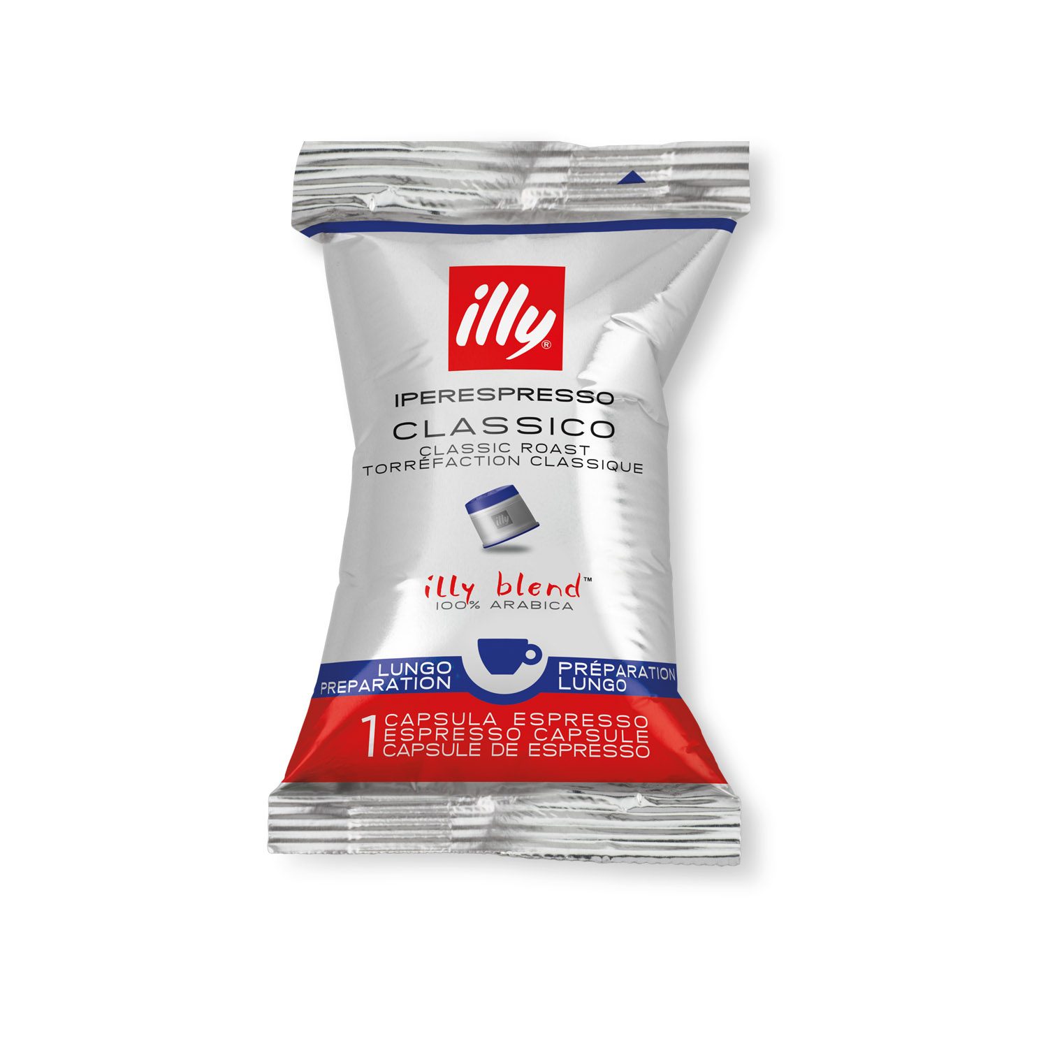 Illy Iperespresso Lungo 100 Capsule Cafea Ambalate Individual