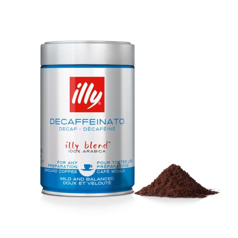 Illy espresso decaf 250g cafea macinata fara cofeina