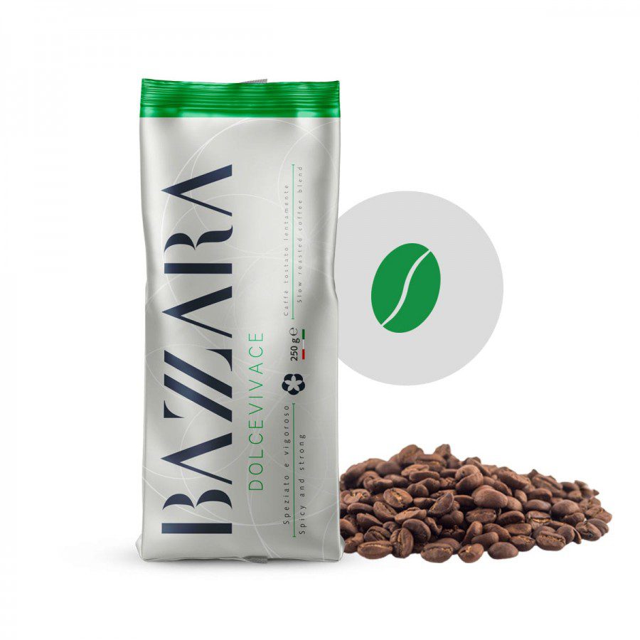 Bazzara Dolce Vivace cafea boabe 250g aroma fructe si paine prajita