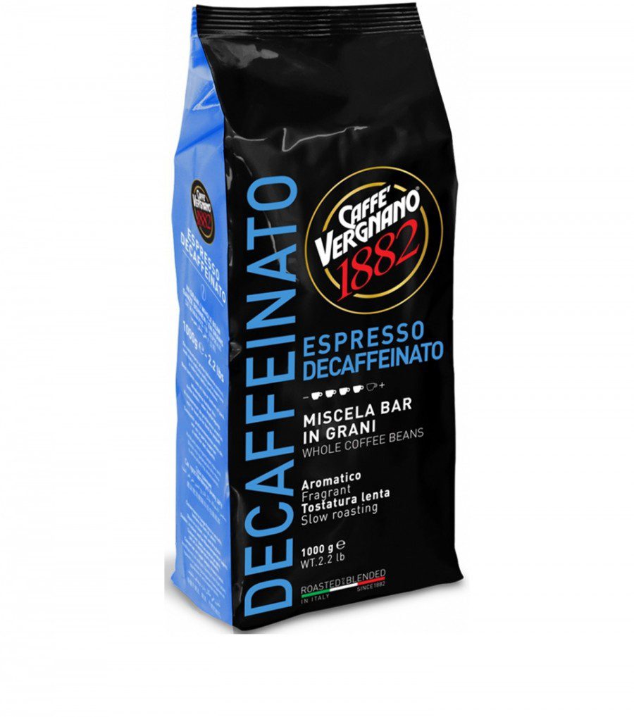 Vergnano Espresso Decofeinizata cafea boabe 1kg Arabica Robusta