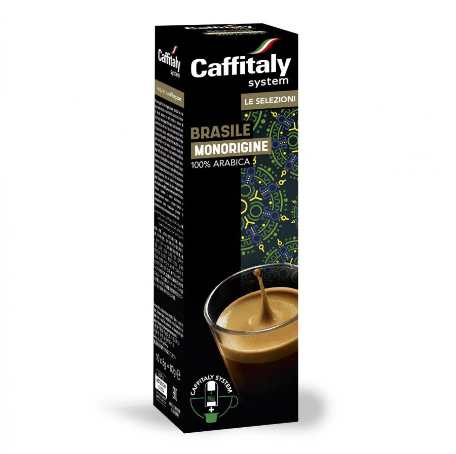 Capsule cafea Caffitaly Brasile 100% Arabica pentru espresso cremos