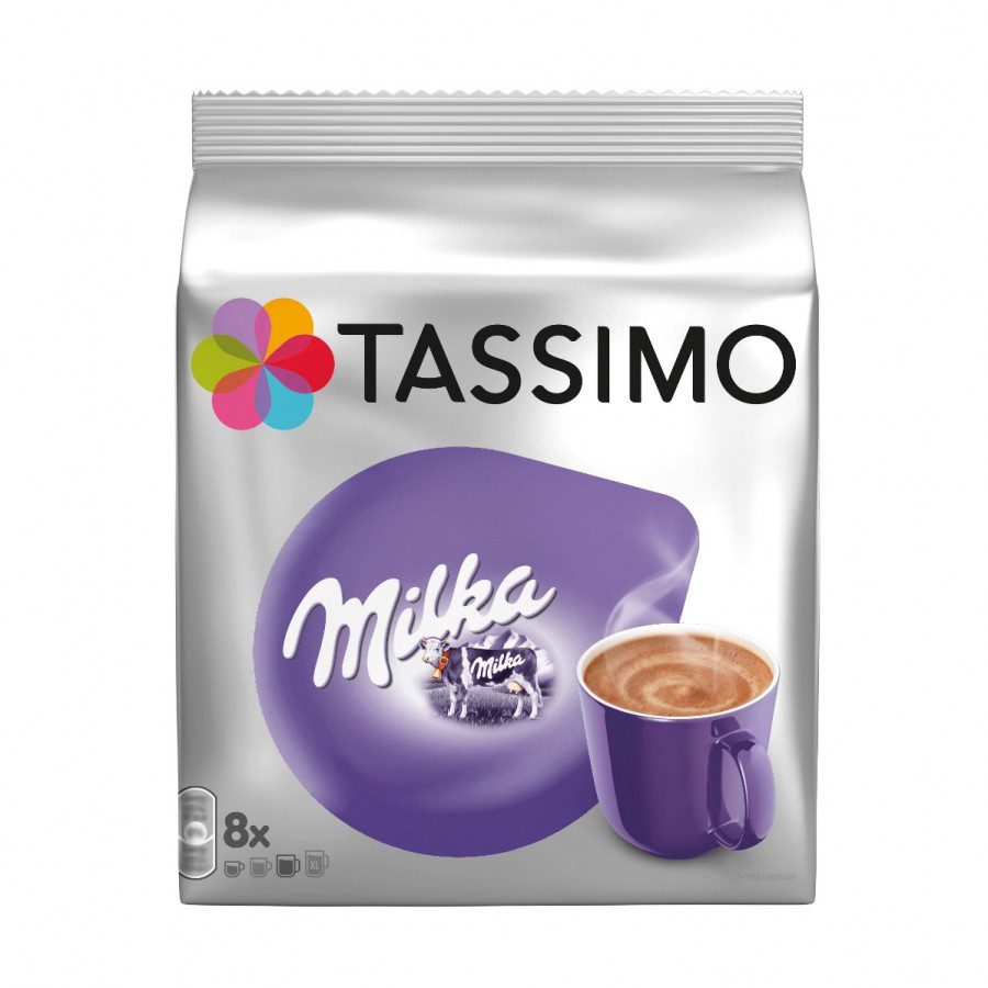 Capsule Jacobs Tassimo Milka Ciocolata Calda 8 Buc Pregatire Rapida