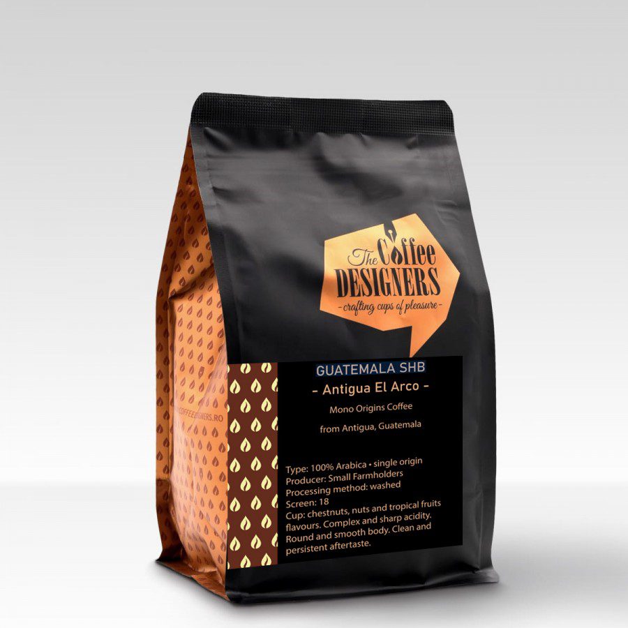 Cafea boabe Guatemala Shb Coffee Designers 250g - Origine Antigua