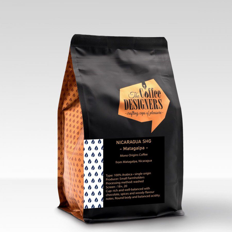Coffee Designers Nicaragua Shg Matagalpa cafea boabe 250g Arabica premium